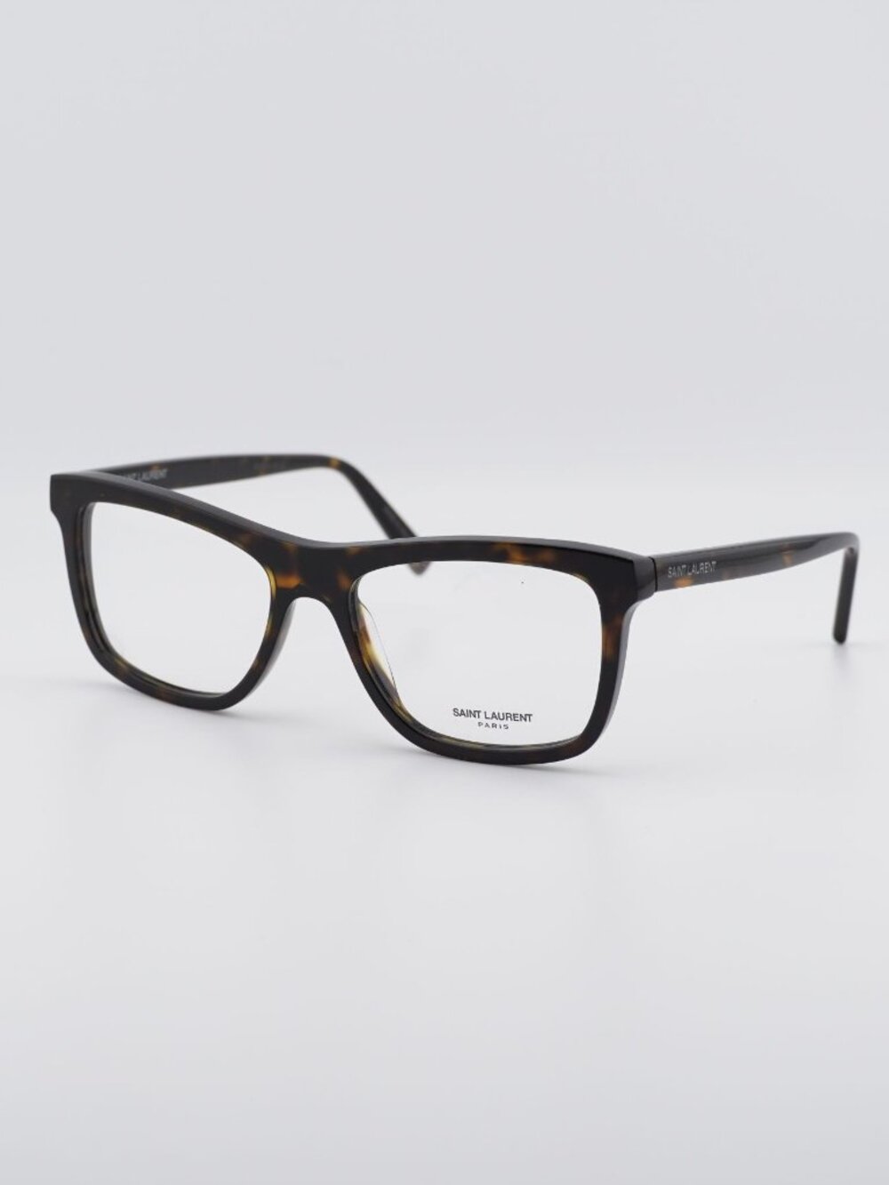Saint Laurent SL481 002 Eyeglasses Havana 55mm Square Frame